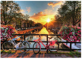 Ravensburger Jigsaw Puzzle Bicycles à Amsterdam, 1000st.
