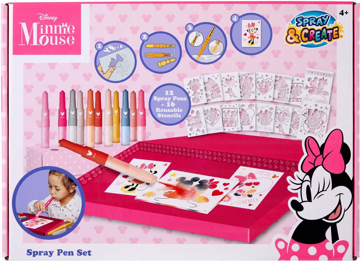 Ensemble de luxe de stylos soufflés Canenco Minnie Mouse