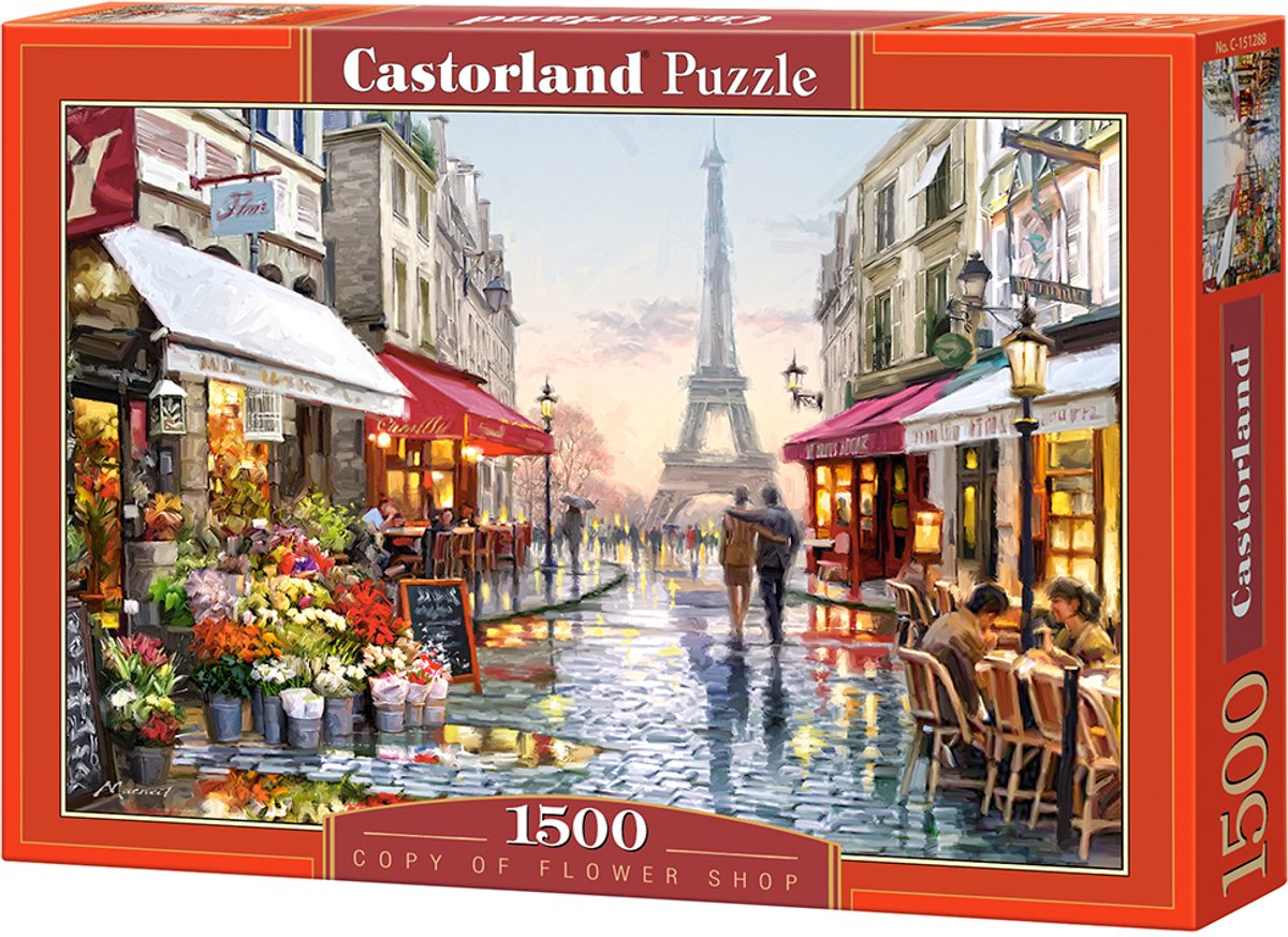 Selecta castorland puzzle magasin de fleurs, 1500 pcs.