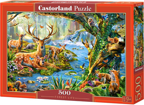 Selecta Castorland puzzle vie forestière, 500 pcs.
