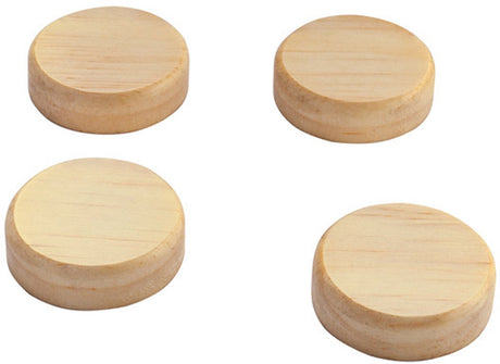 Aimants Sigel - bois de pin massif - ø 33mm - 4 pièces - si-ba210