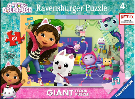 Ravensburger, puzzle maison de poupée Gabby 60 pièces, multicolore