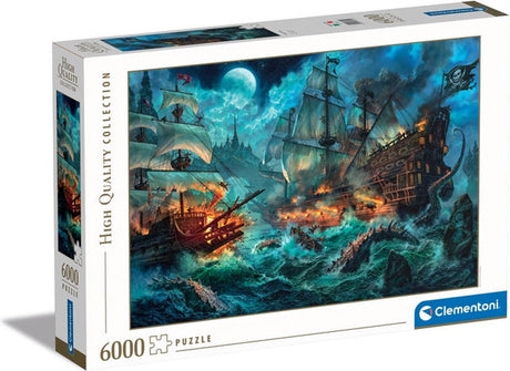 Clementoni - puzzle - 6000 pièces - bataille navale - puzzle pour adultes