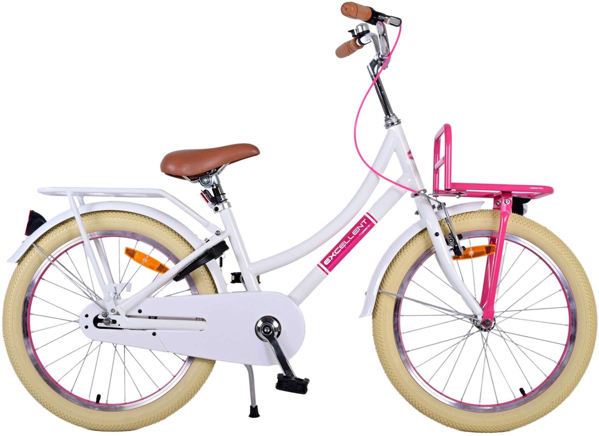 Excellent vélo pour enfants Volare - filles - 20 pouces - blanc