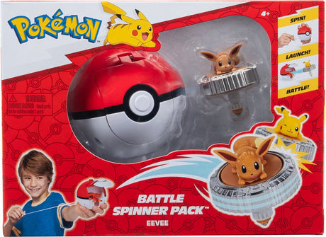 Battle spinner pack unique eevee poke ball | 3 pièces