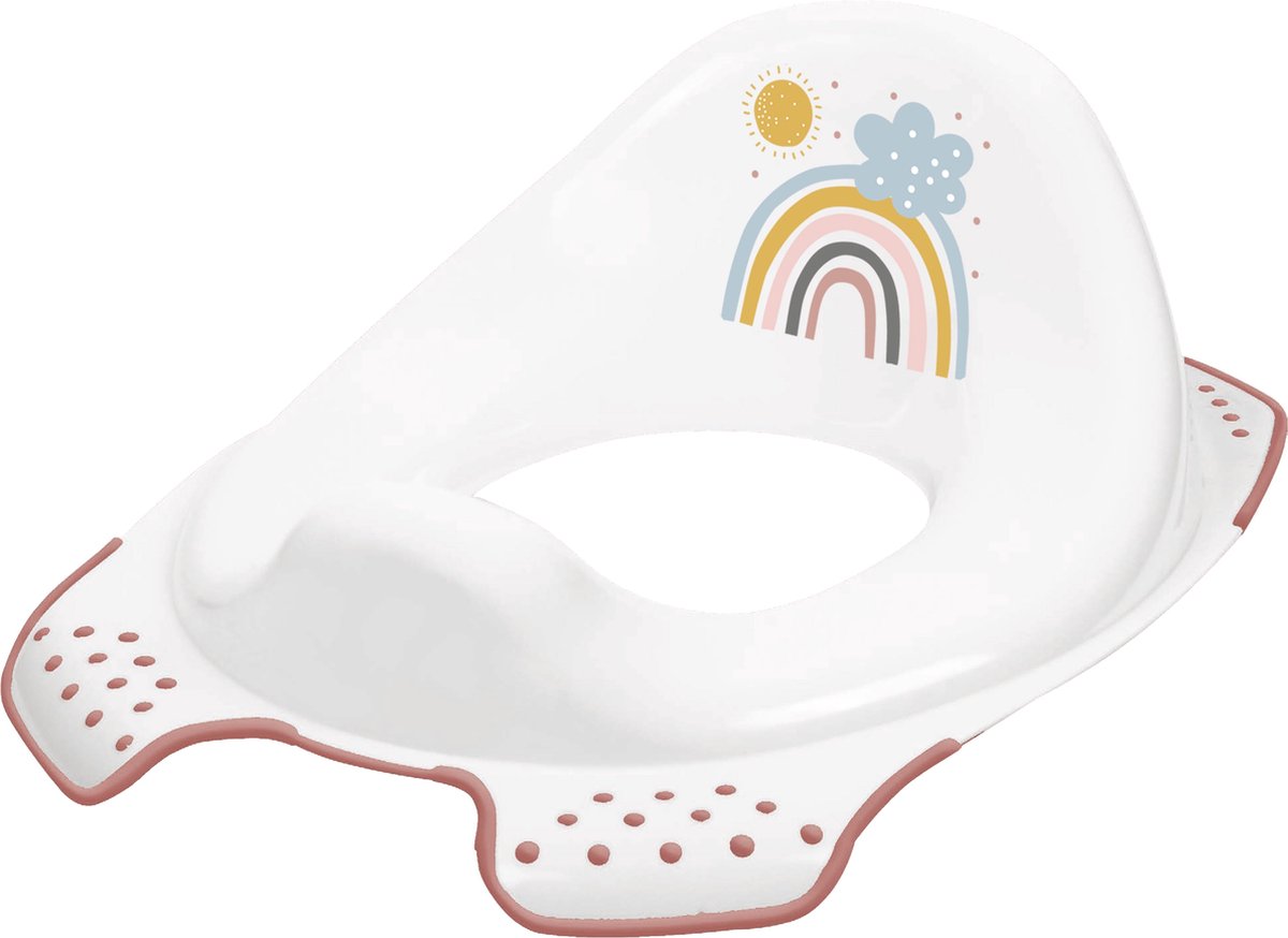 Entraînement de toilette Keeper arc-en-ciel blanc