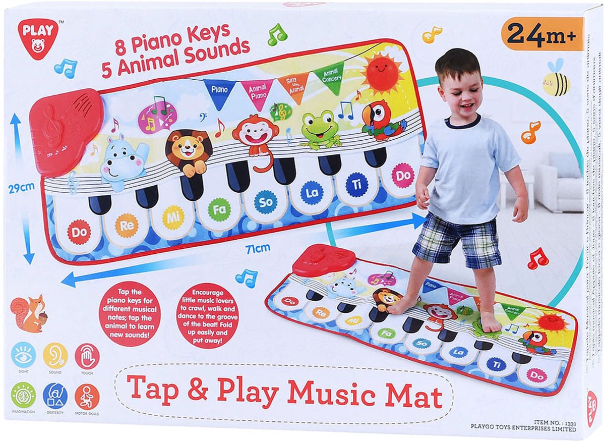 Tapis de musique pour piano Playgo - 71 cm