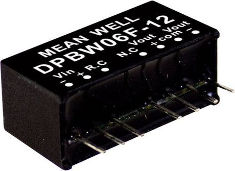 MW Mean Well DPBW06G-15 Module convertisseur DC DC 200 MA 6 W Nombre de sorties : 2 x contenu 1 pièce(s)