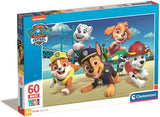 Clementoni maxi puzzle patte patrouille, 60 pcs.