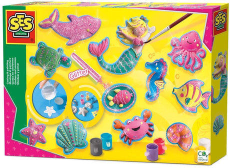 Ses creative ses moulage et peinture - figures océaniques