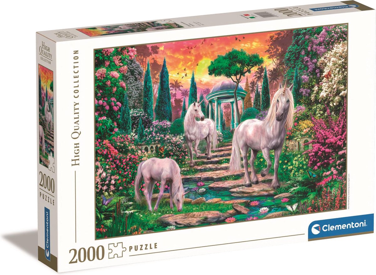 Clementoni puzzle licornes classiques, 2000 pcs.
