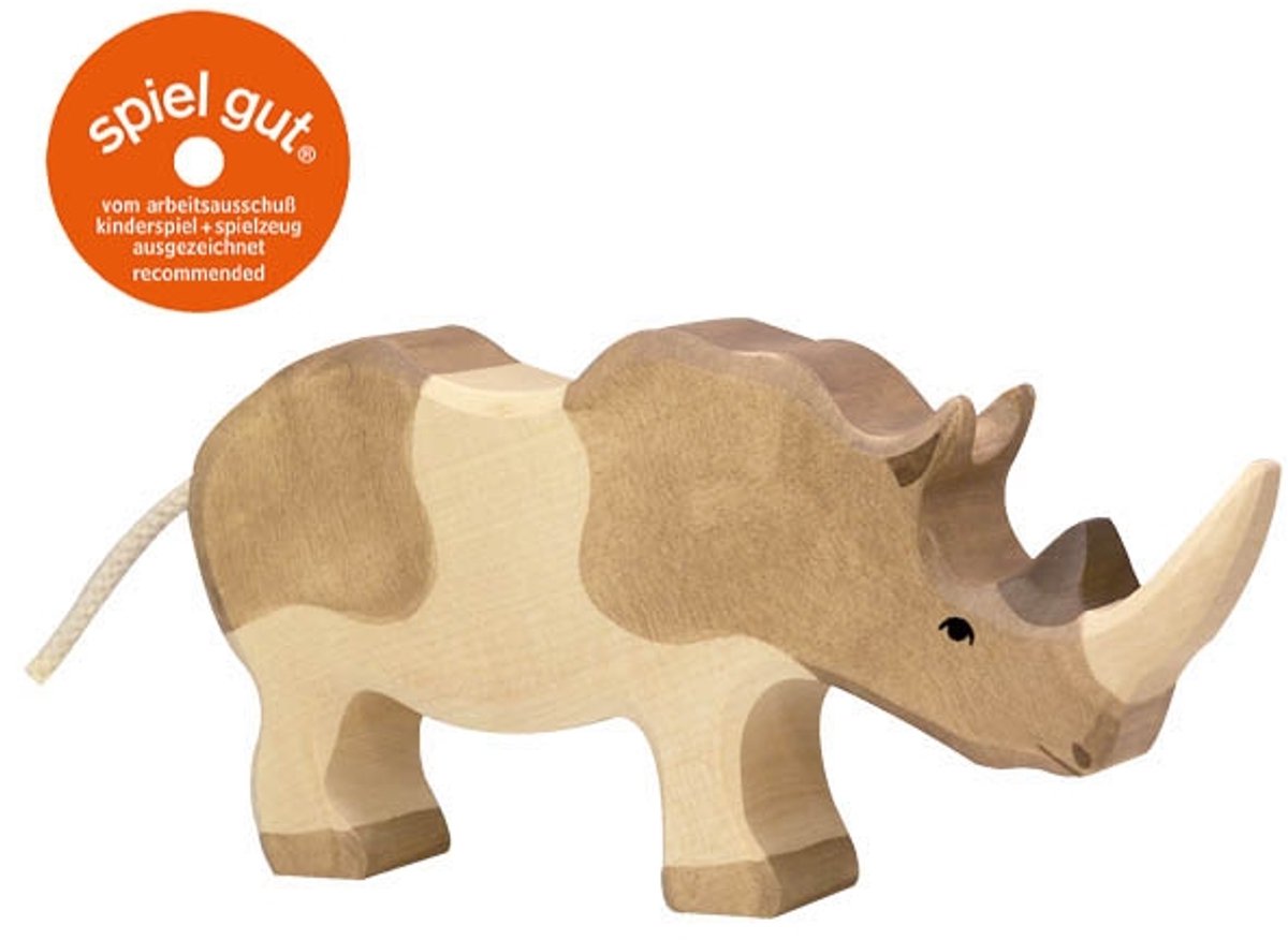 Holztiger Rhino en bois