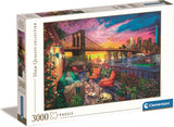 Clementoni Puzzle Manhattan Balcon Sunset, 3000st.