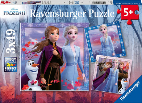 Ravensburger puzzles Disney La Reine des Neiges 2 - 3 x 49 pièces - puzzle enfant