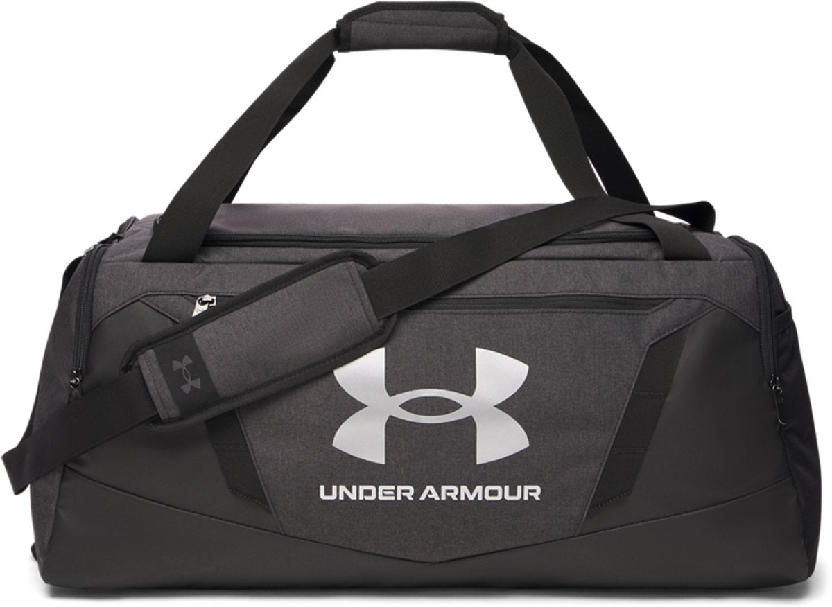 Sac de sport unisexe Under Armour UA Undeniable 5.0 Duffle MD-BLK - Noir moyen chiné - Noir - Argent métallique