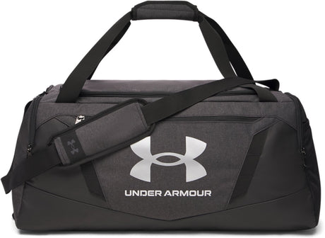 Sac de sport unisexe Under Armour UA Undeniable 5.0 Duffle MD-BLK - Noir moyen chiné - Noir - Argent métallique