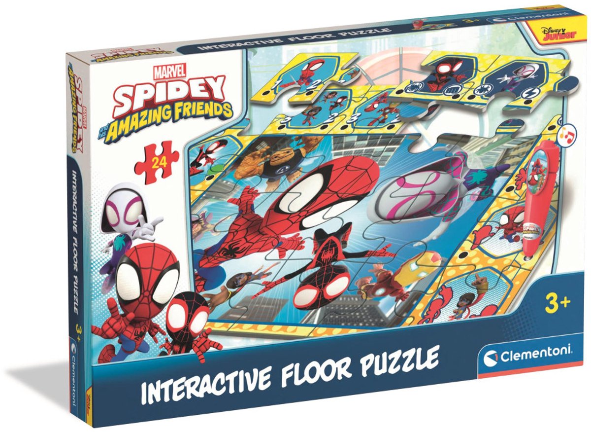 Puzzle de sol interactif Spider-man Spidey - 16686 pièces