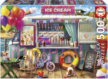 Educa - puzzle - camion de glaces - 500 pièces - puzzle