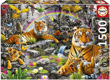 Educa - puzzle - 1500 pièces - tigres