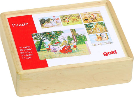 Goki puzzle bloc de bois contes de fées