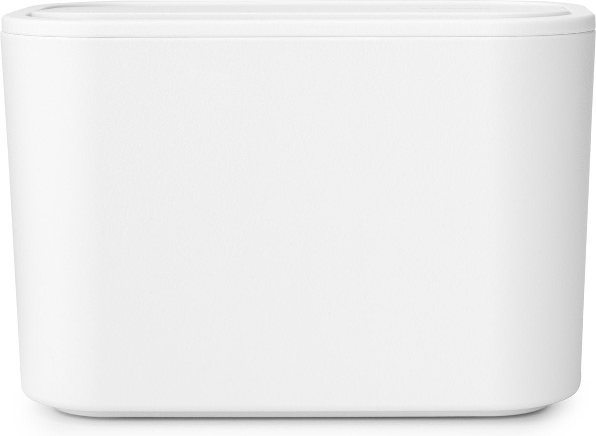 Brabantia mindset poubelle de salle de bain - blanc