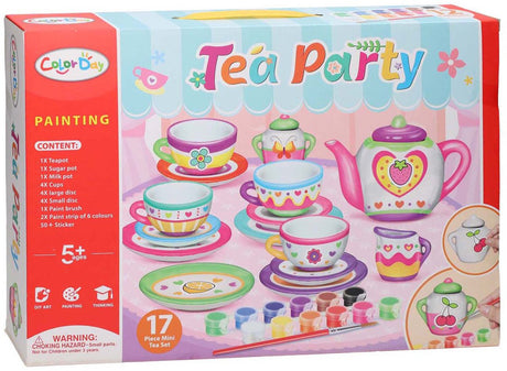 Lobbes jouets par exemple service à thé peinture grand 17 pcs.