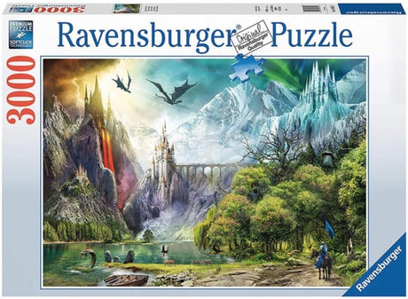 Ravensburger puzzle dragons - 3000 pièces - puzzle fantastique pour adultes.
