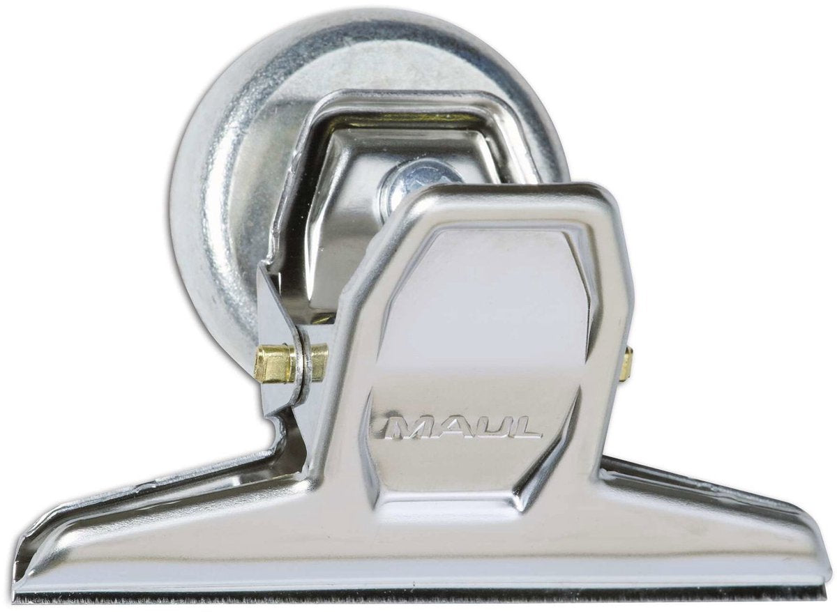 Pince à papier Maul pro - argent - métal - 3 pièces - 5,5 x 7,5 x 5 cm -