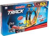 Jeu de pistes de course automobile, duel en boucle, 35 pièces