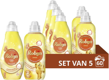 Paquet de lessive et d'assouplissant Robijn Perfect Match - zwitsal - 5 pièces - (60 lavages) - pack économique