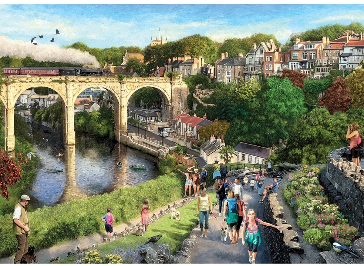 Gibsons - knaresborough (par czes pachela) - 1000 pièces 68×49cm (l×h) - puzzle pour adultes