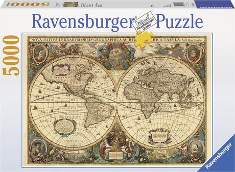 Carte du monde antique Ravensburger, 5000st.