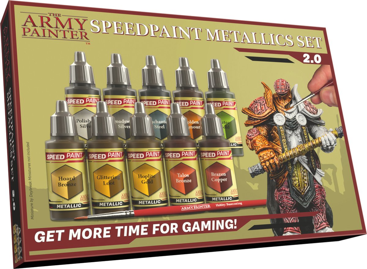 Le peintre de l'armée speedpaint métallisé set 2.0, 10 x 18 ml