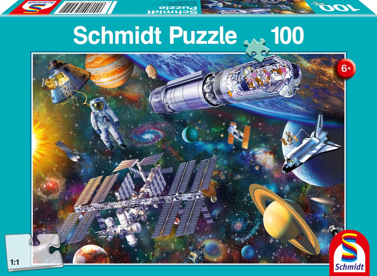Schmidt - puzzle - Space Fun - 100 pièces - enfants - à partir de 6 ans