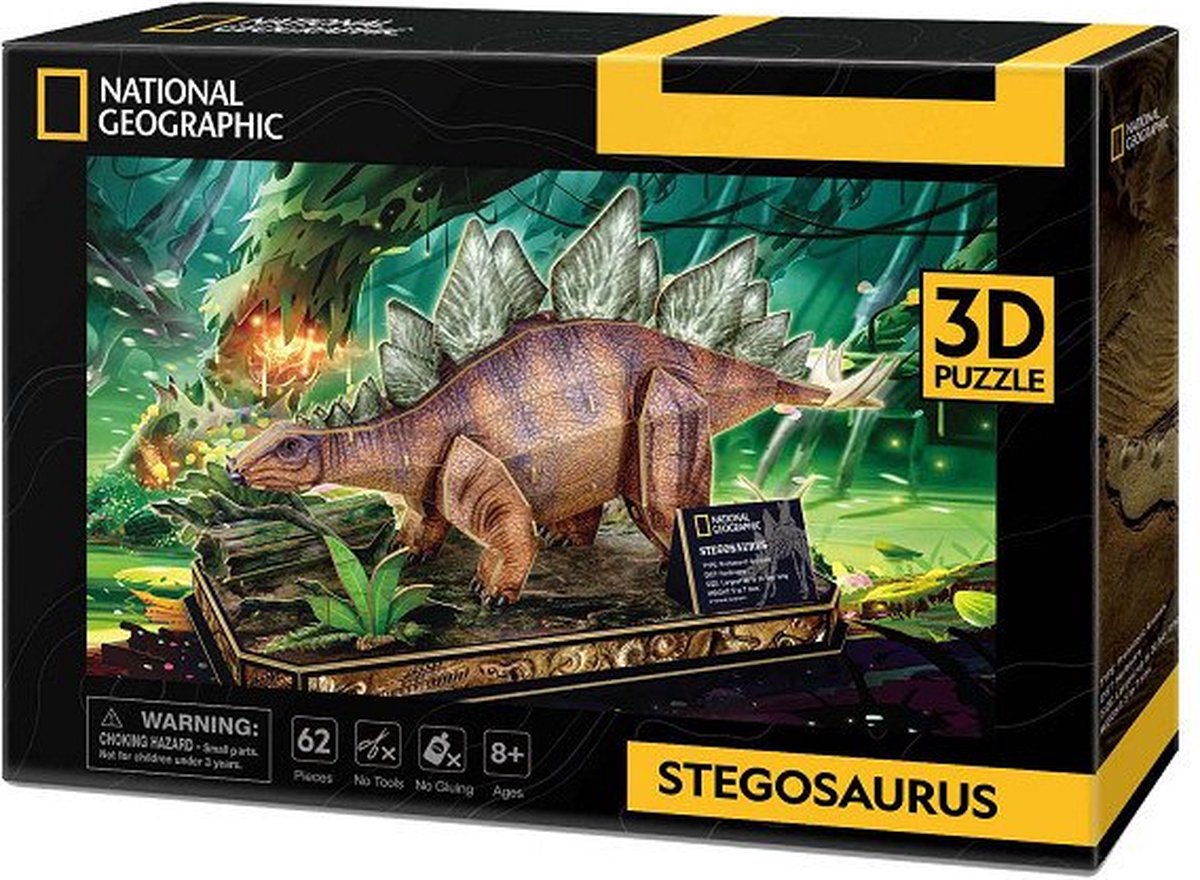 Stégosaure puzzle 3D National Geographic