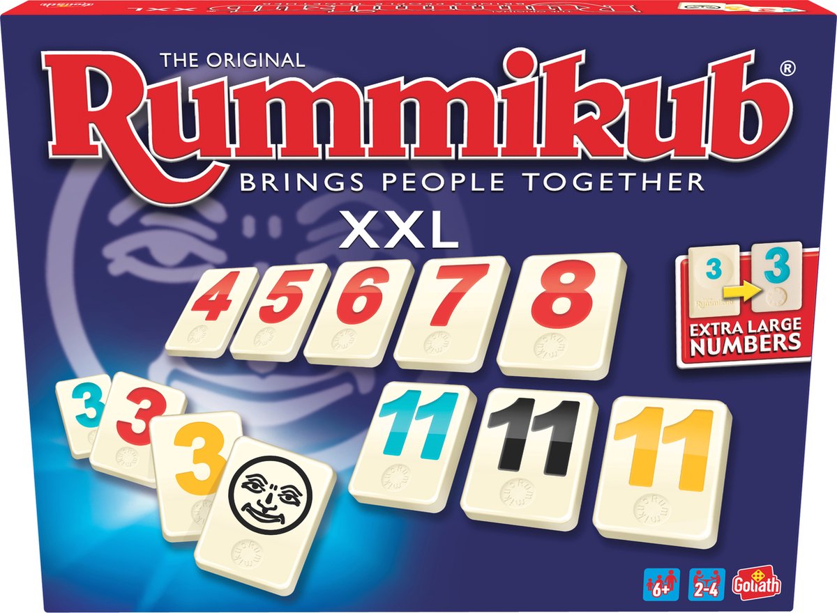 Goliath rummikub l'original xxl - jeu de société - jeu de société