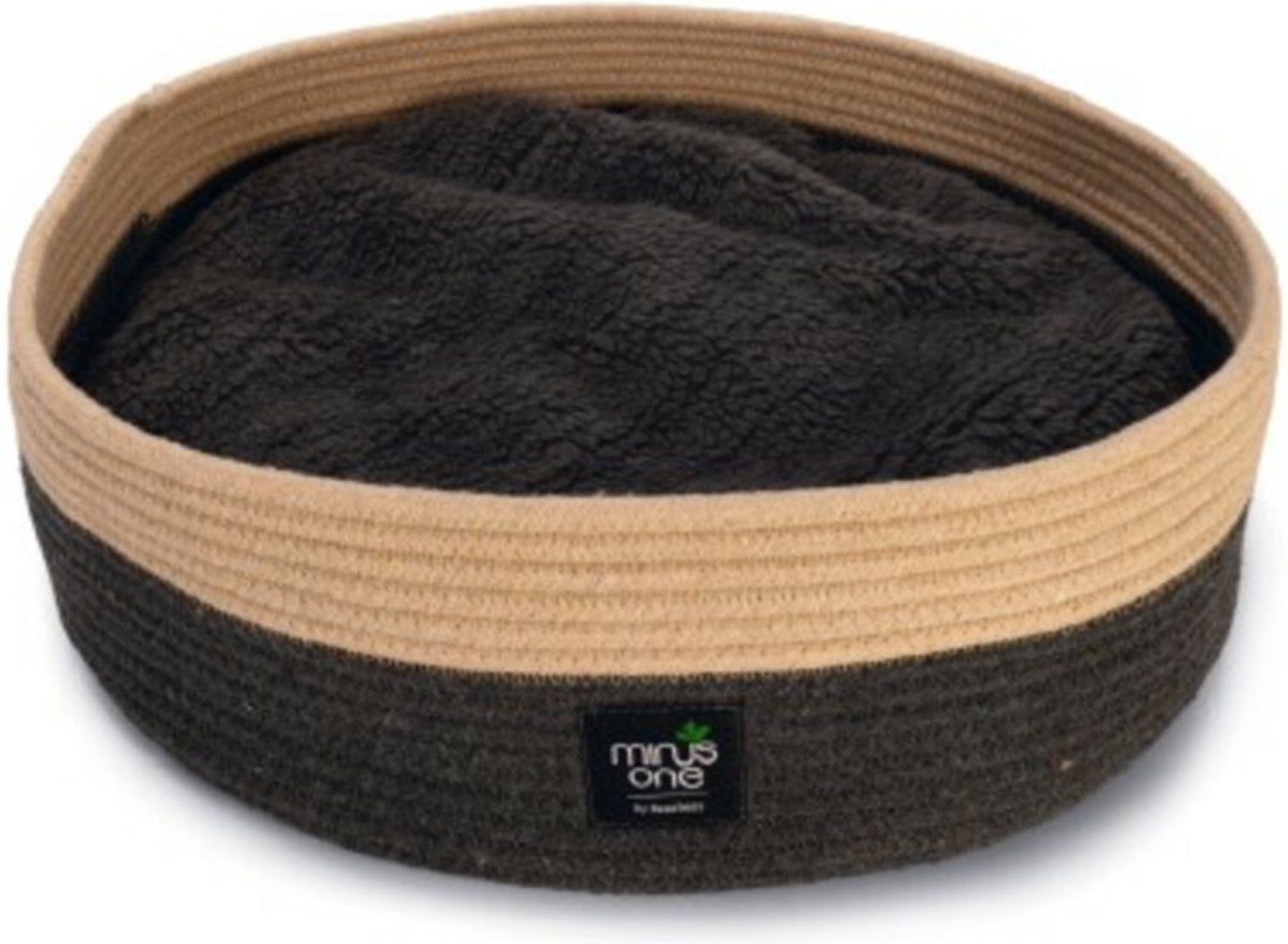 Beeztees panier pour chat moins un xana 45x14 cm gris et marron
