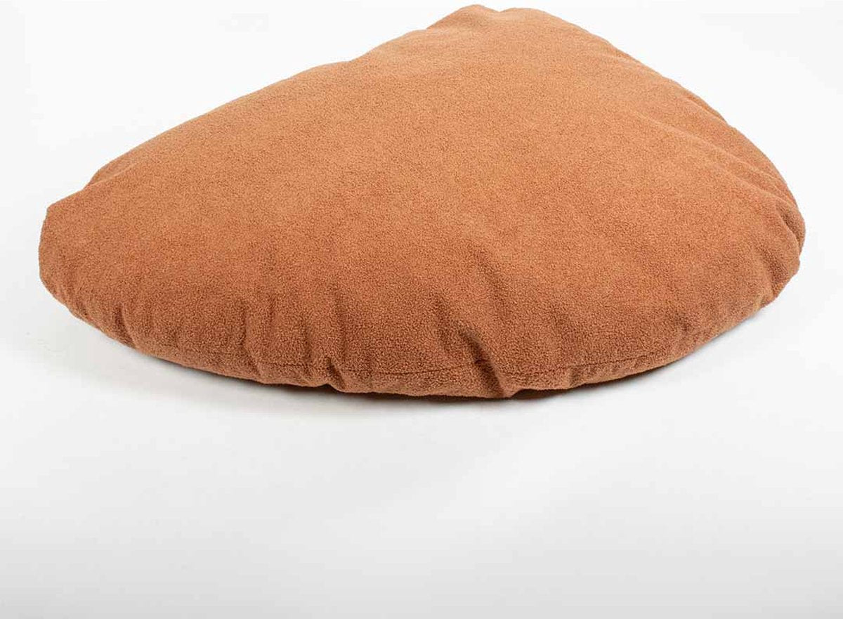 D d home galet - coussin pour chien xl - 120x95x33cm orange
