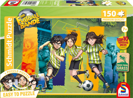 Schmidt - puzzle - le gang de football, l'équipe du - die fussballbande - 150 pièces - enfants - à partir de 7 ans