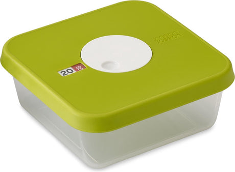Joseph joseph cadran boîte de conservation alimentaire - indication de la date - 1,2l - vert