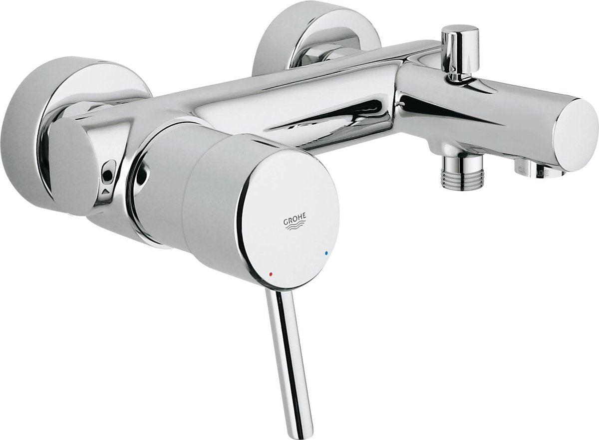 Robinet de baignoire Grohe concetto - entraxe 15 cm - chrome
