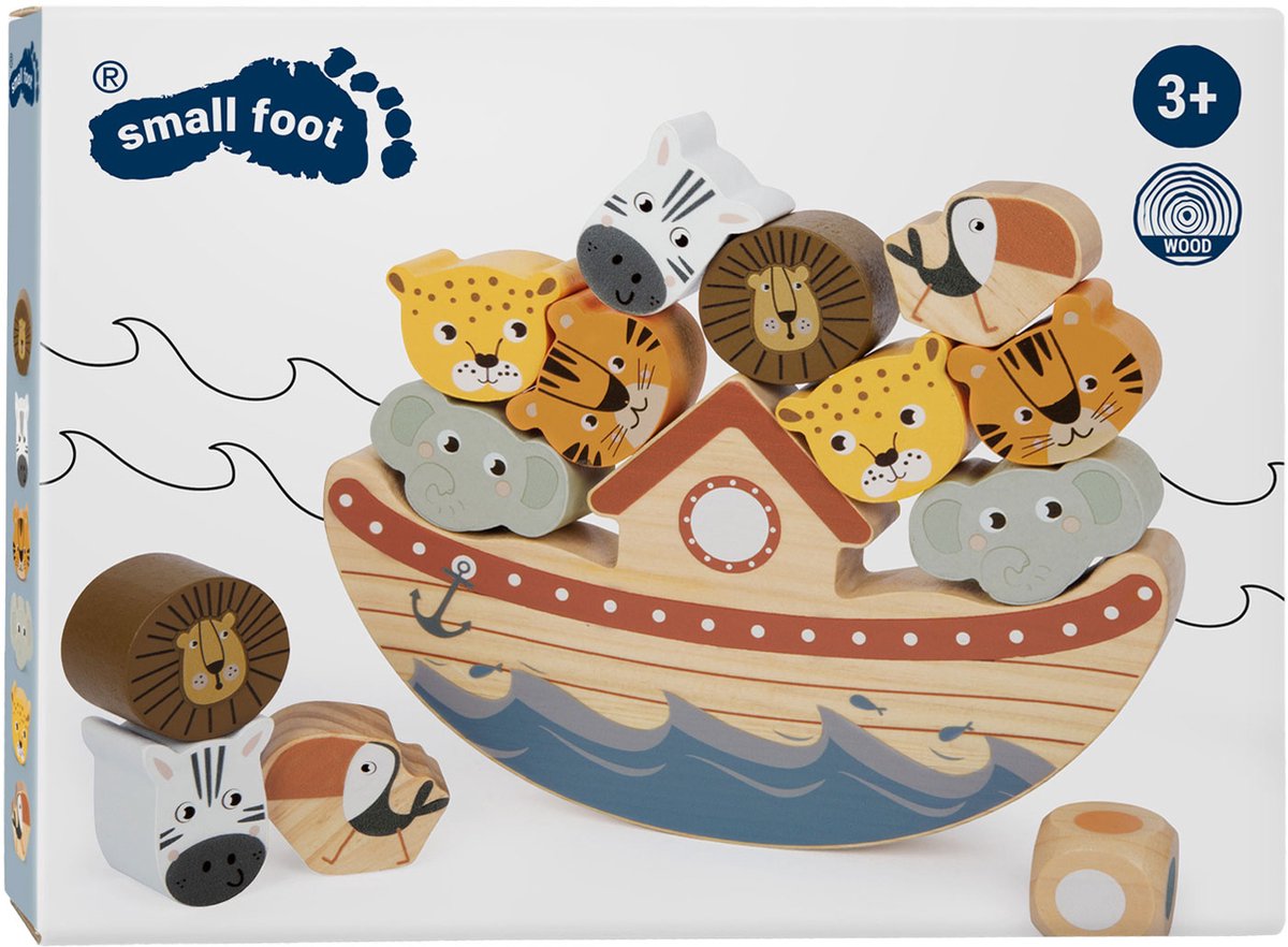 Small foot - safari jeu d'équilibre en bois