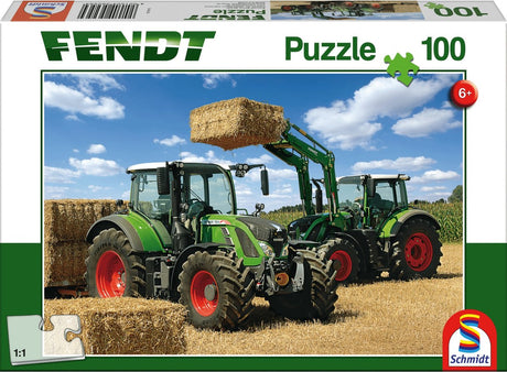 Série Fendt - puzzle 100 pièces - thème tracteur