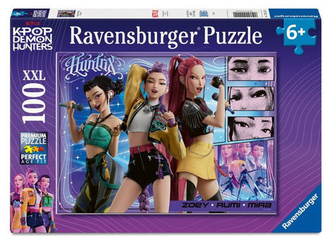 Ravensburger - puzzle - chasseurs de démons kpop - puzzle 100 pièces xl
