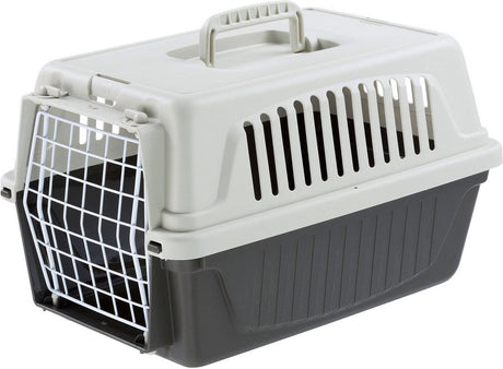 Ferplast boîte de transport atlas 5 - boîte de transport pour chat - gris - 28 x 41,5 x 24,5 cm