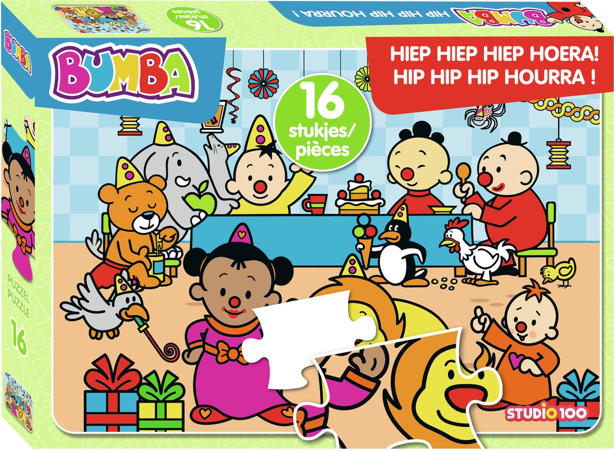 Bumba puzzle hip hip hip hourra, 16 pcs.