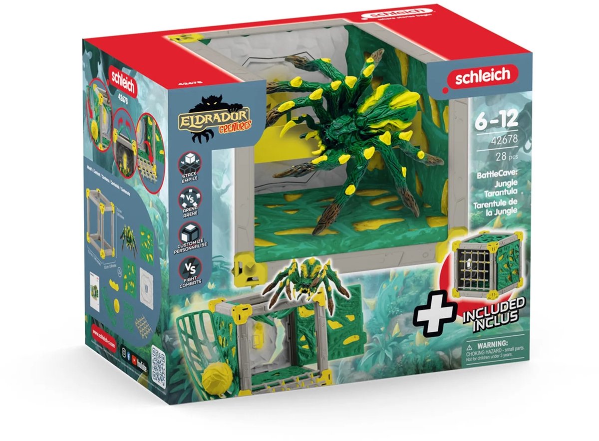 Schleich Eldrador BattleCave tarentule de la jungle
