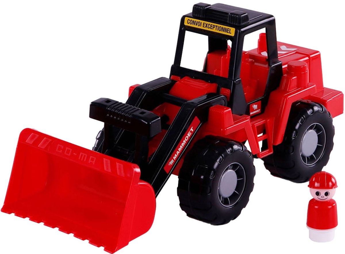 Excavatrice de Mammoet Cavallino avec figure de jeu, 42,5 cm