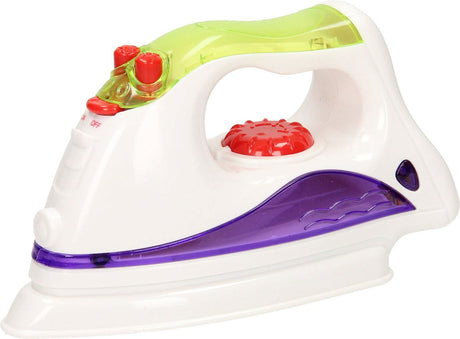 Jouets Lobbes, par exemple un fer à repasser à vapeur