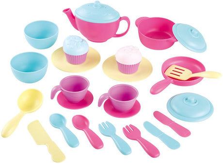 Service à thé Play et accessoires de cuisine, 24 pièces.